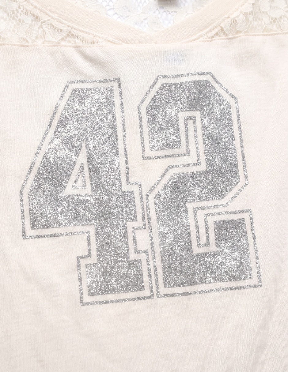 Playera manga corta para niña 5