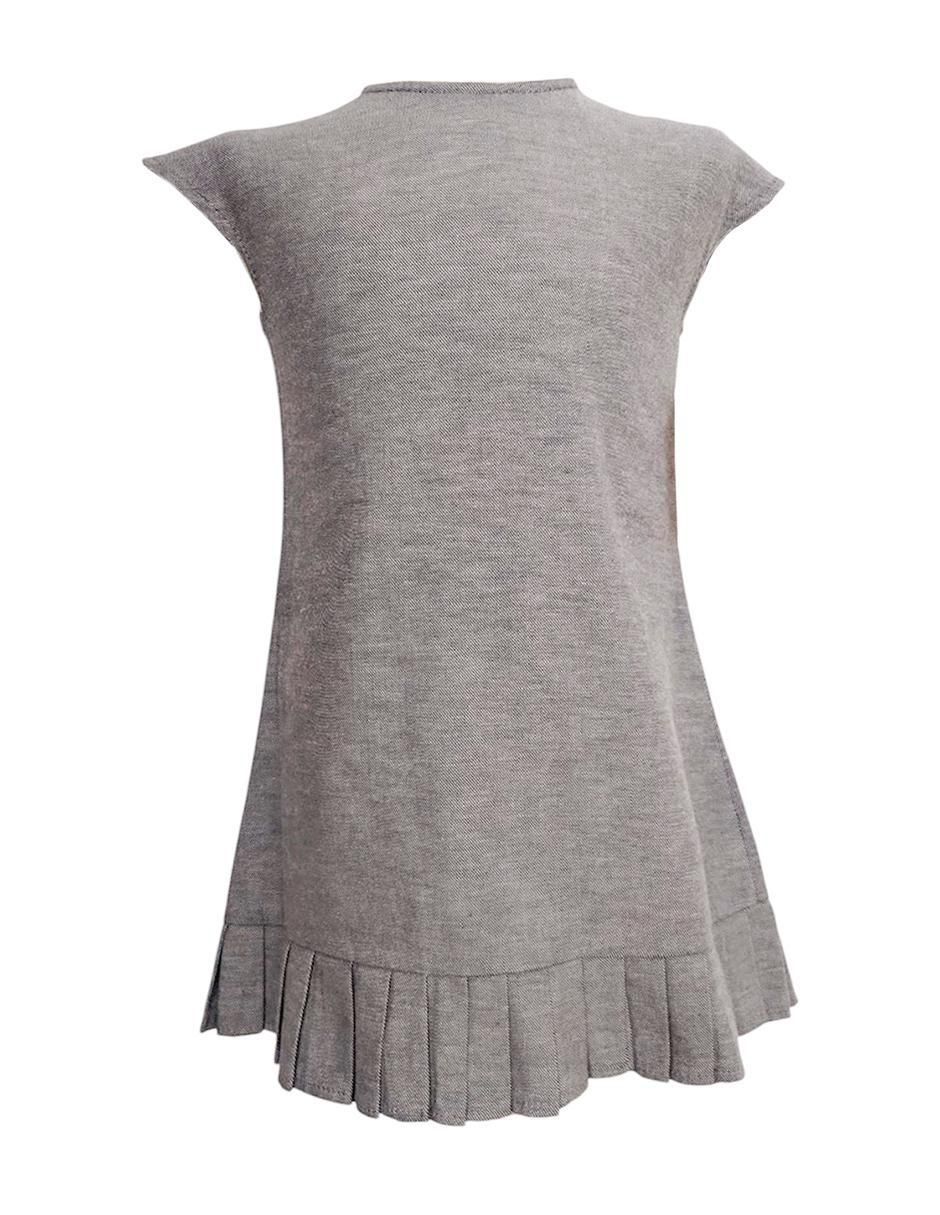 Vestido Mezclilla manga cap para niña