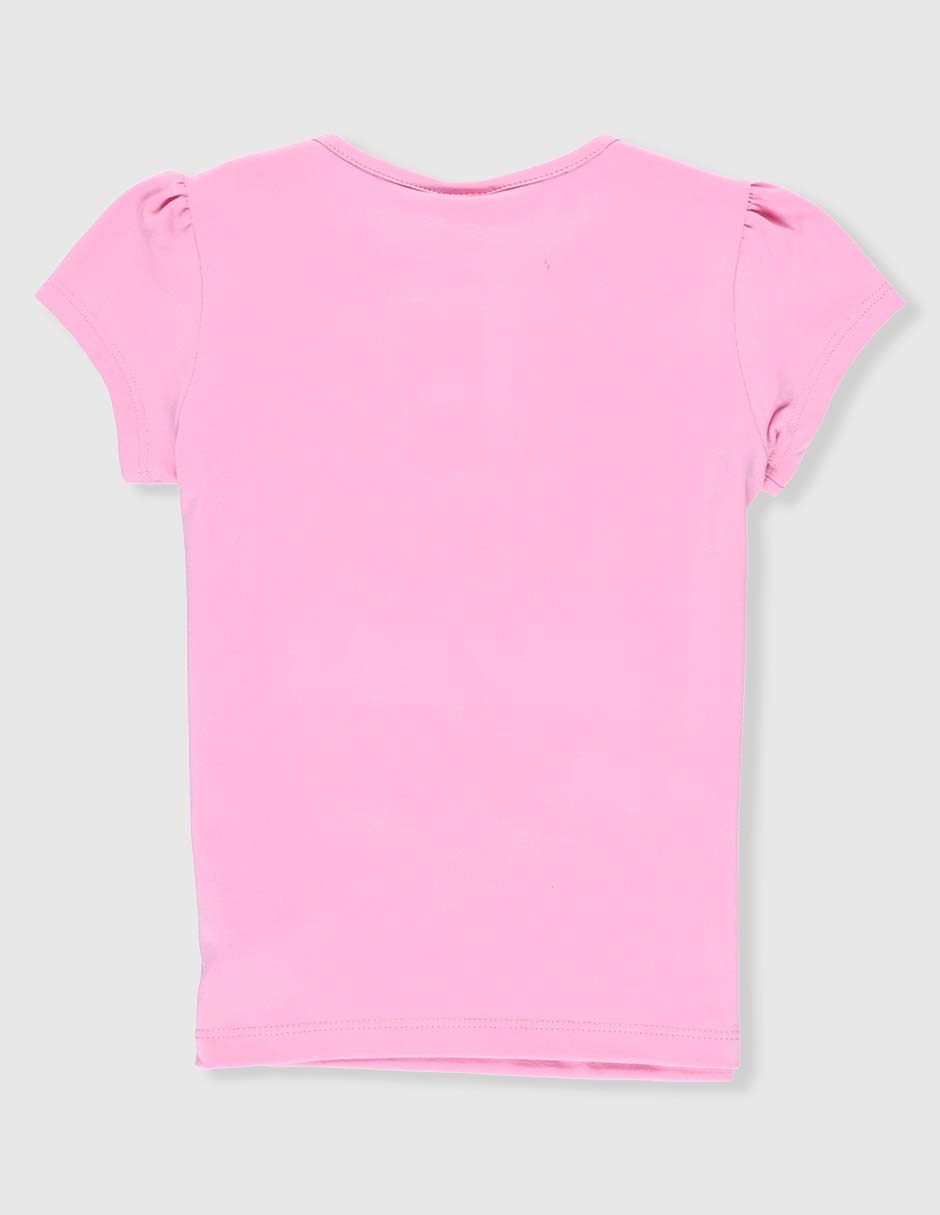Playera manga corta para niña