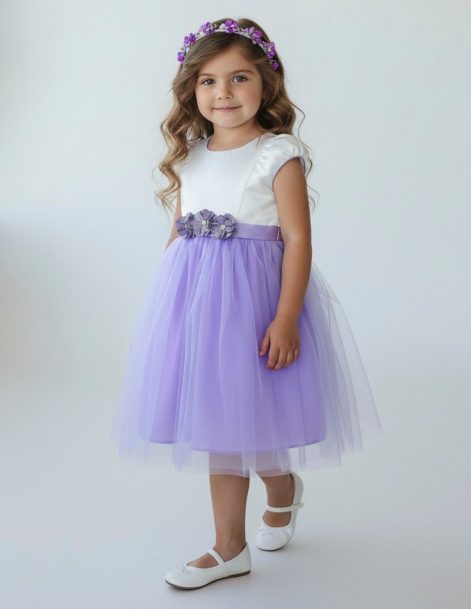 Vestido nina carol's manga regular para niña