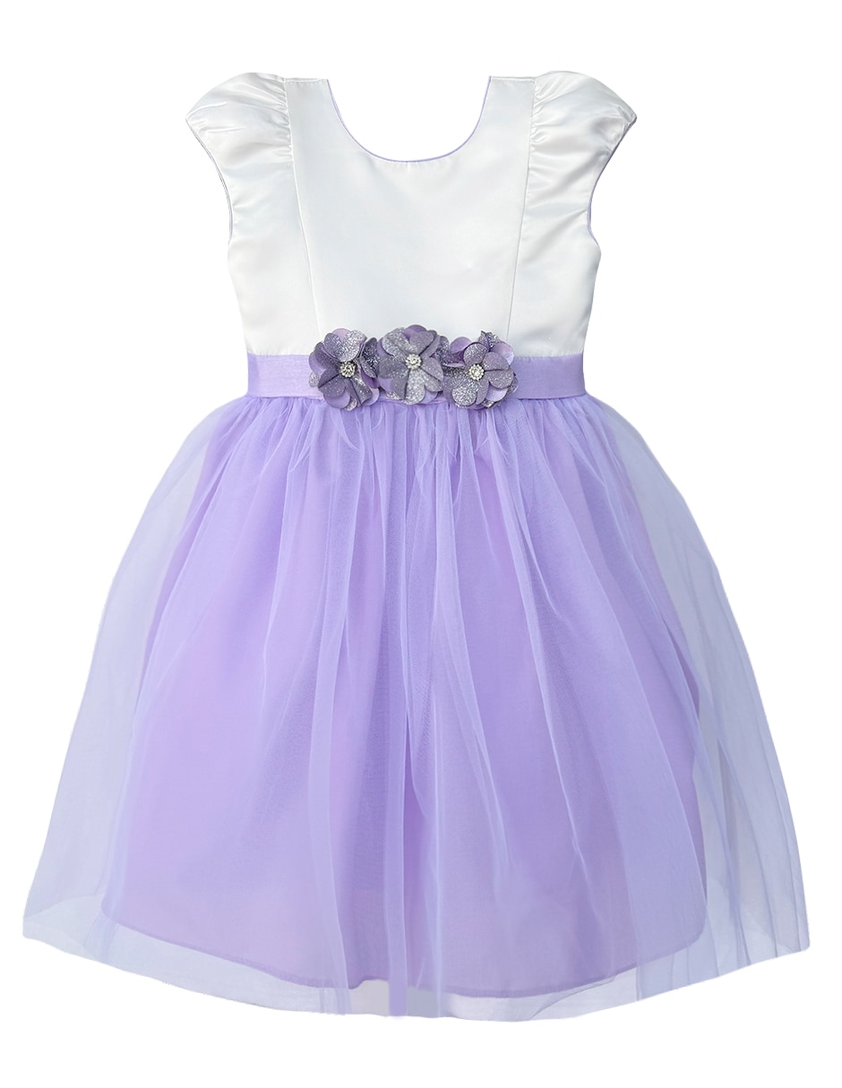 Vestido manga regular para niña Vestido manga regular para niña