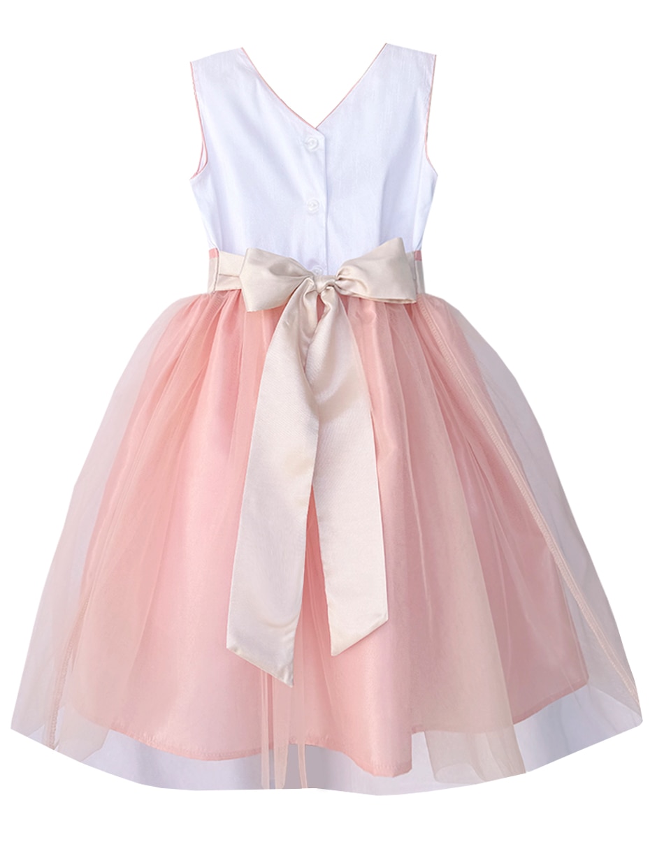 Vestido arol's sin manga para niña 4