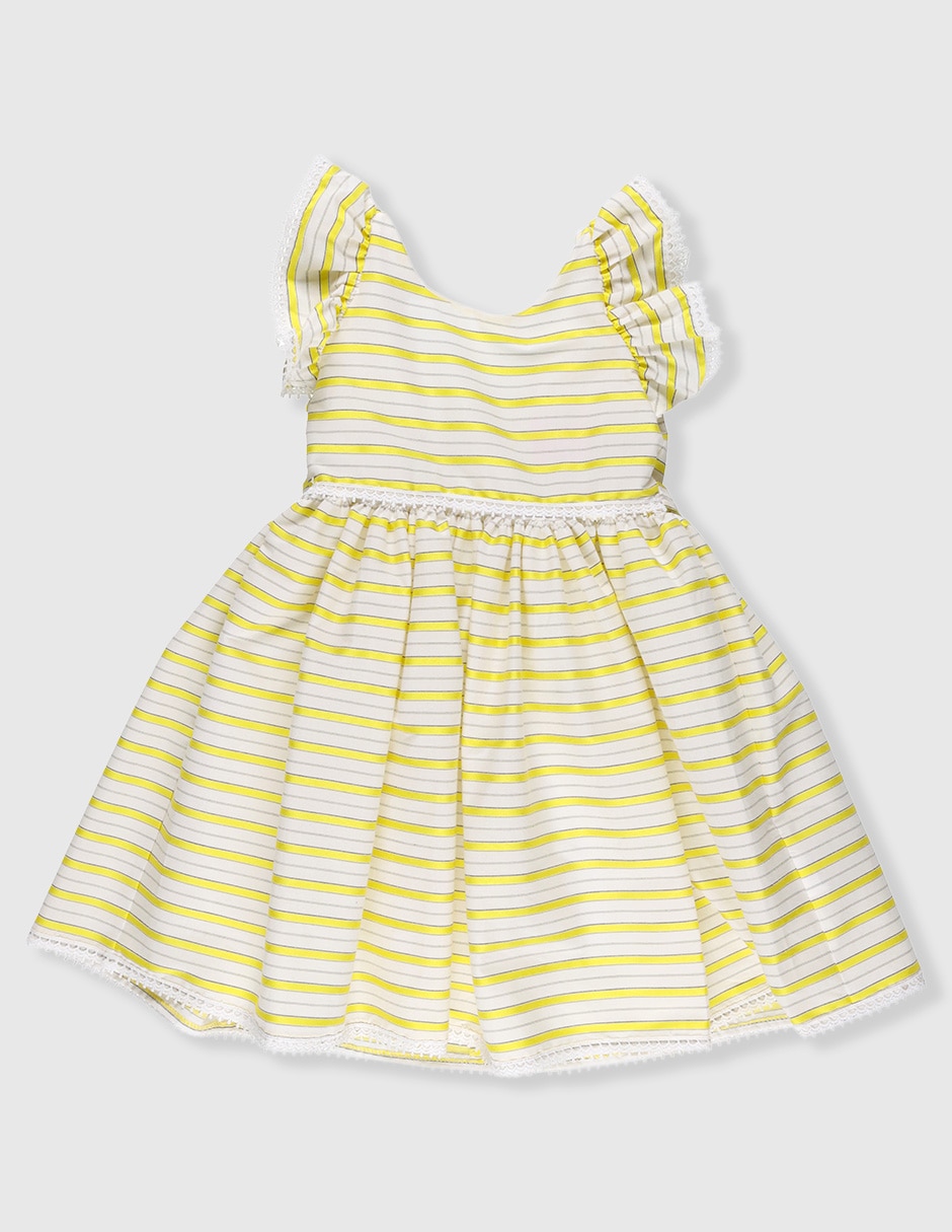 Vestido Chersi manga mariposa para niña