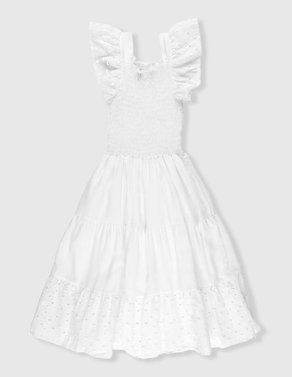 Vestido Chersi manga cap para niña