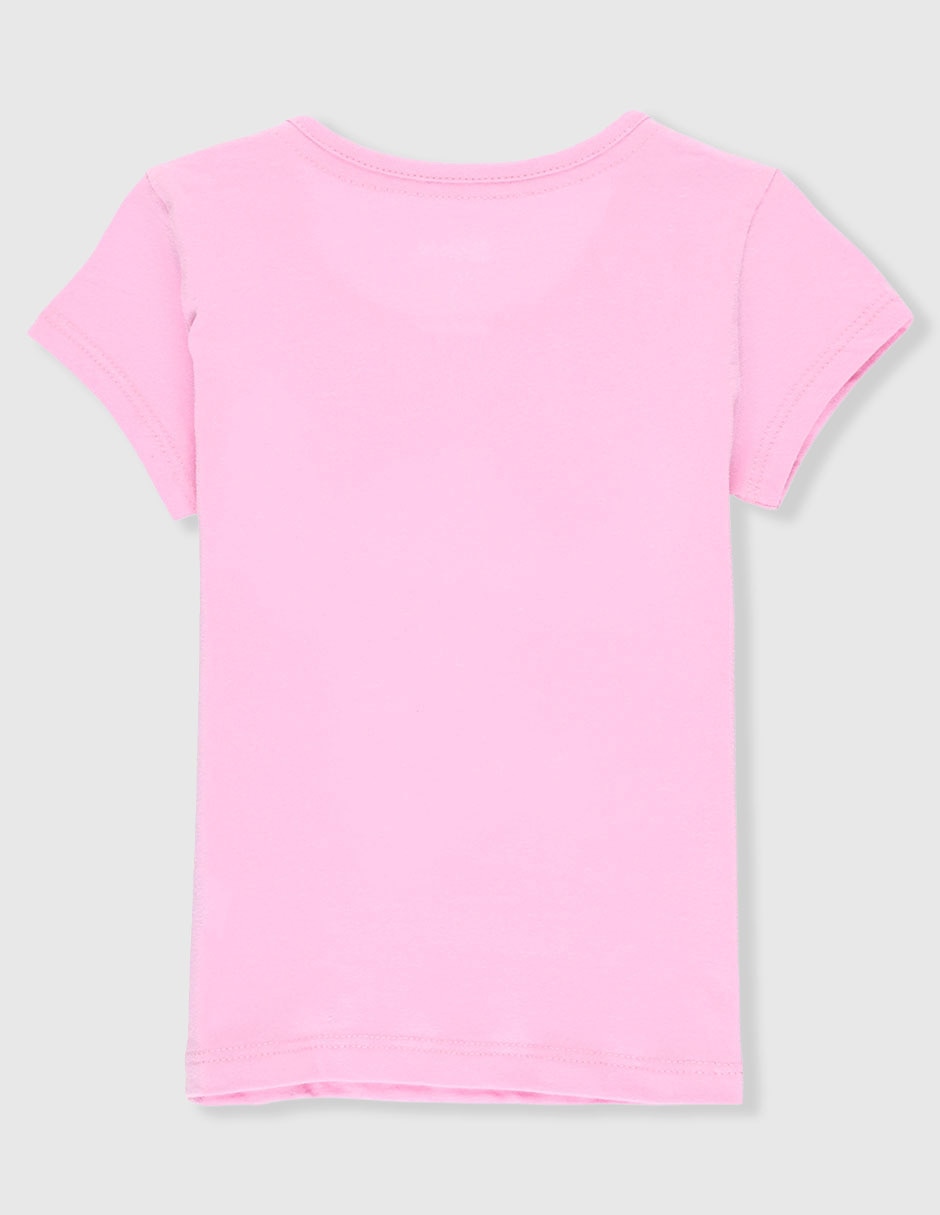 Playera Disney Stitch manga corta para niña