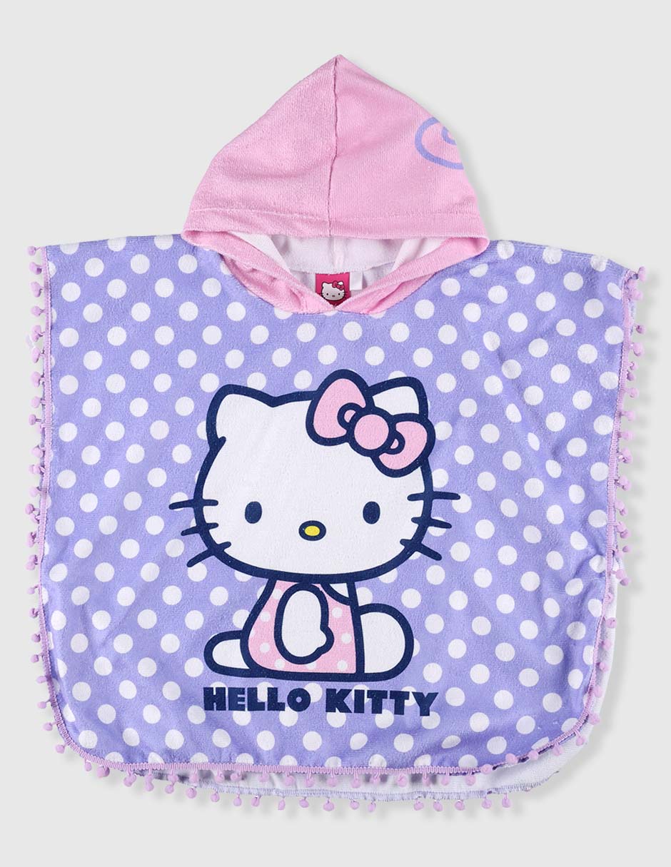 Salida de playa kimono Hello Kitty para niña