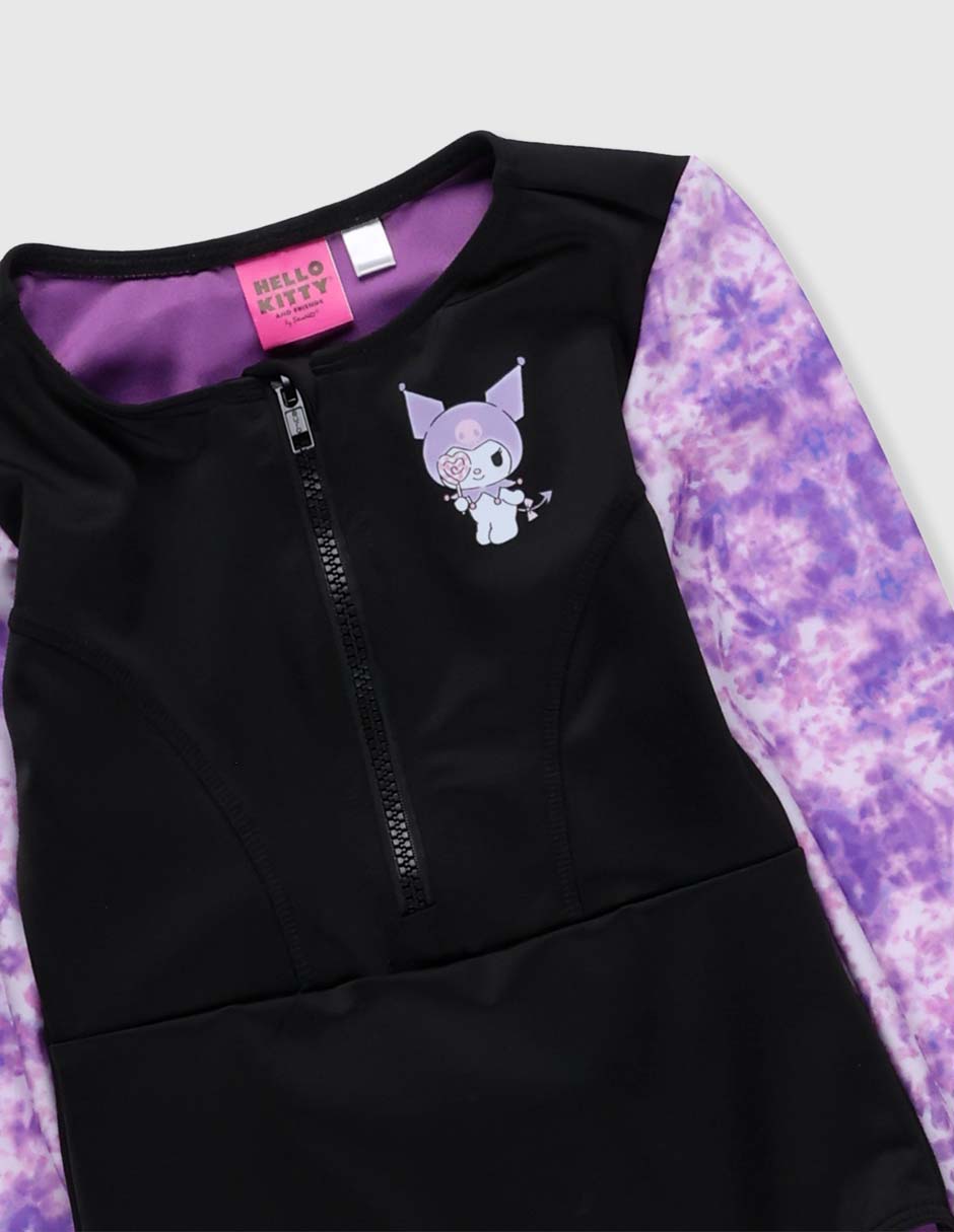 Traje de baño completo Hello Kitty Kuromi para niña