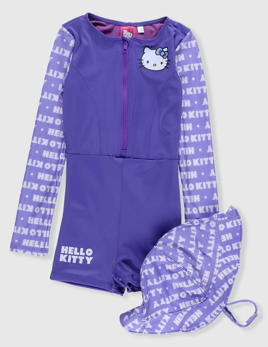 Traje de baño completo Hello Kitty para niña