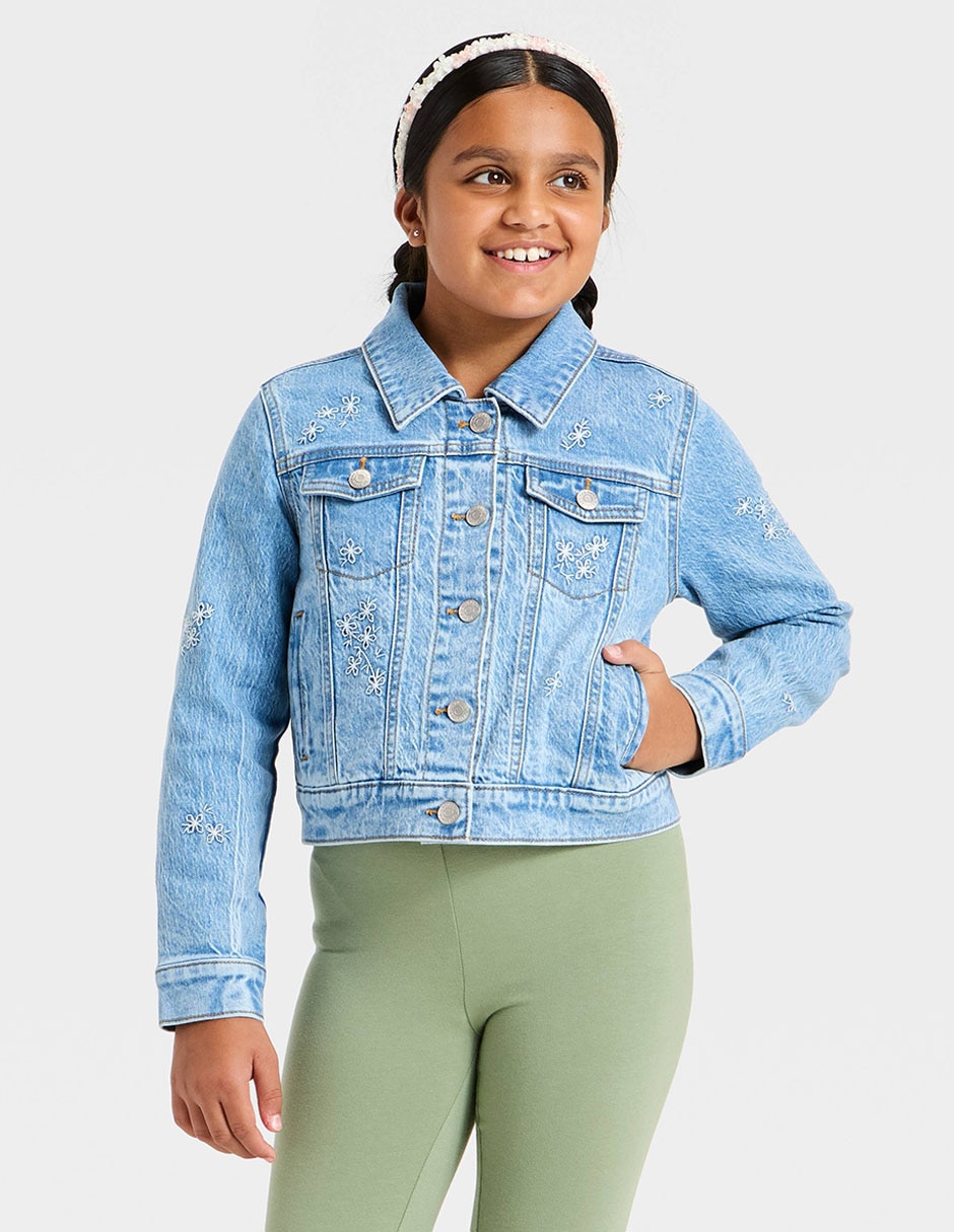 Chamarra de mezclilla para niña Chamarra de mezclilla para niña