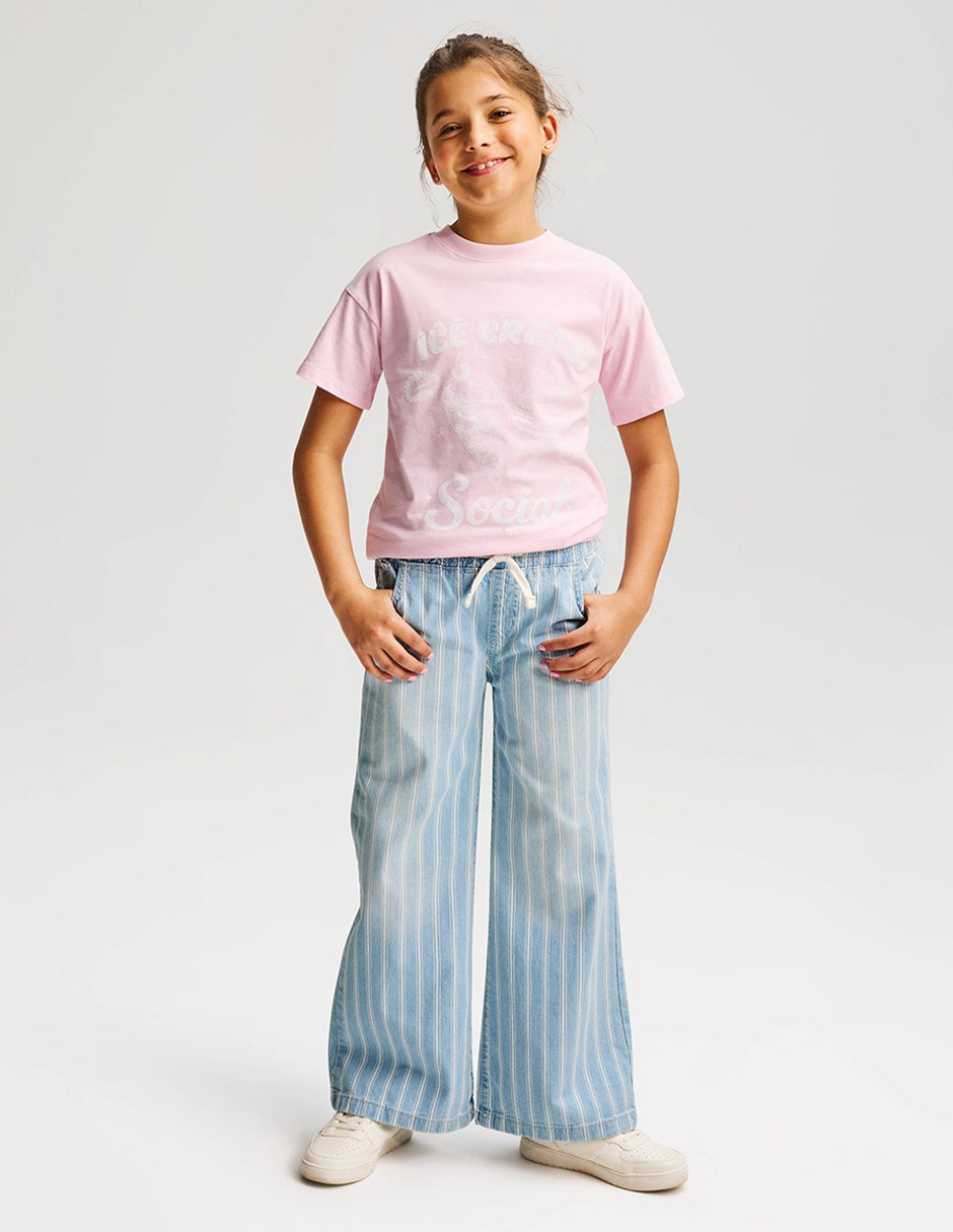 Jeans acampanado cat & jack deslavado para niña Jeans acampanado cat & jack deslavado para niña