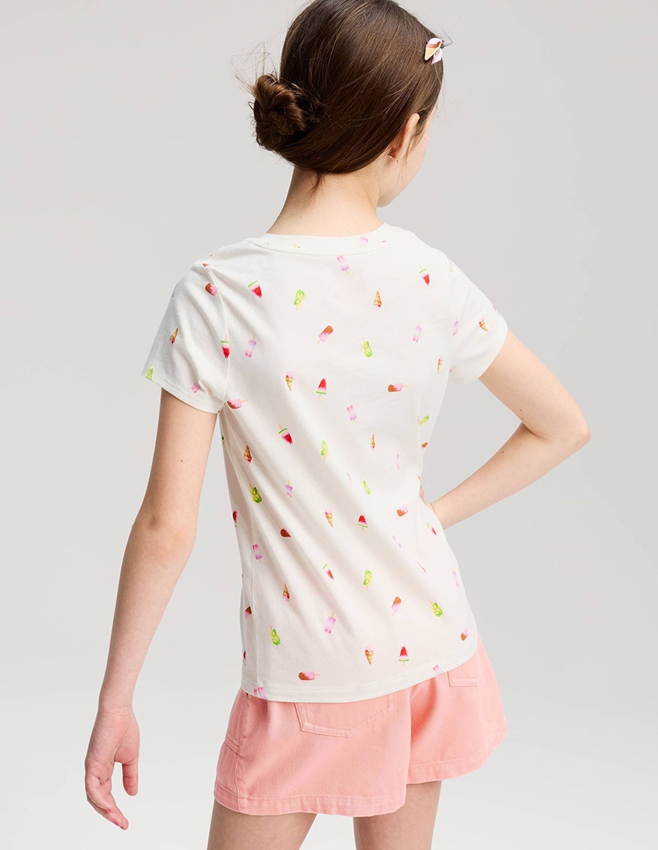 Playera manga corta para niña 2