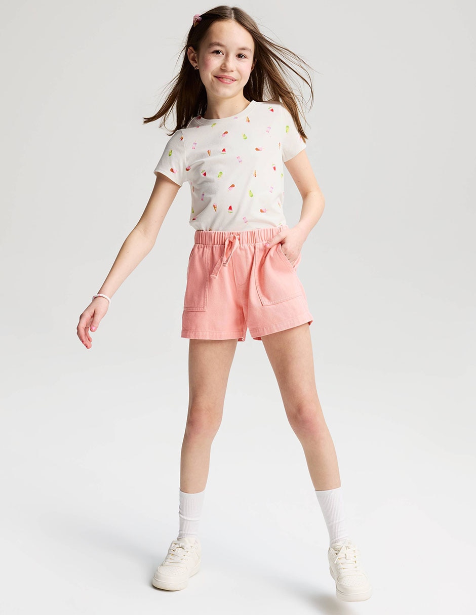 Playera manga corta para niña 3