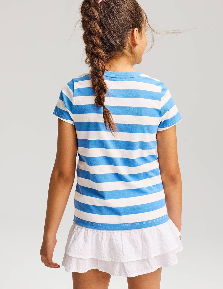 Playera Cat & Jack Manga Corta Para Niña