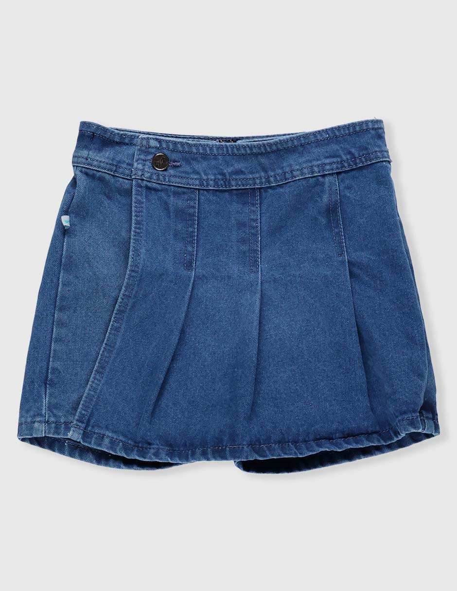Falda short piquenique para niña
