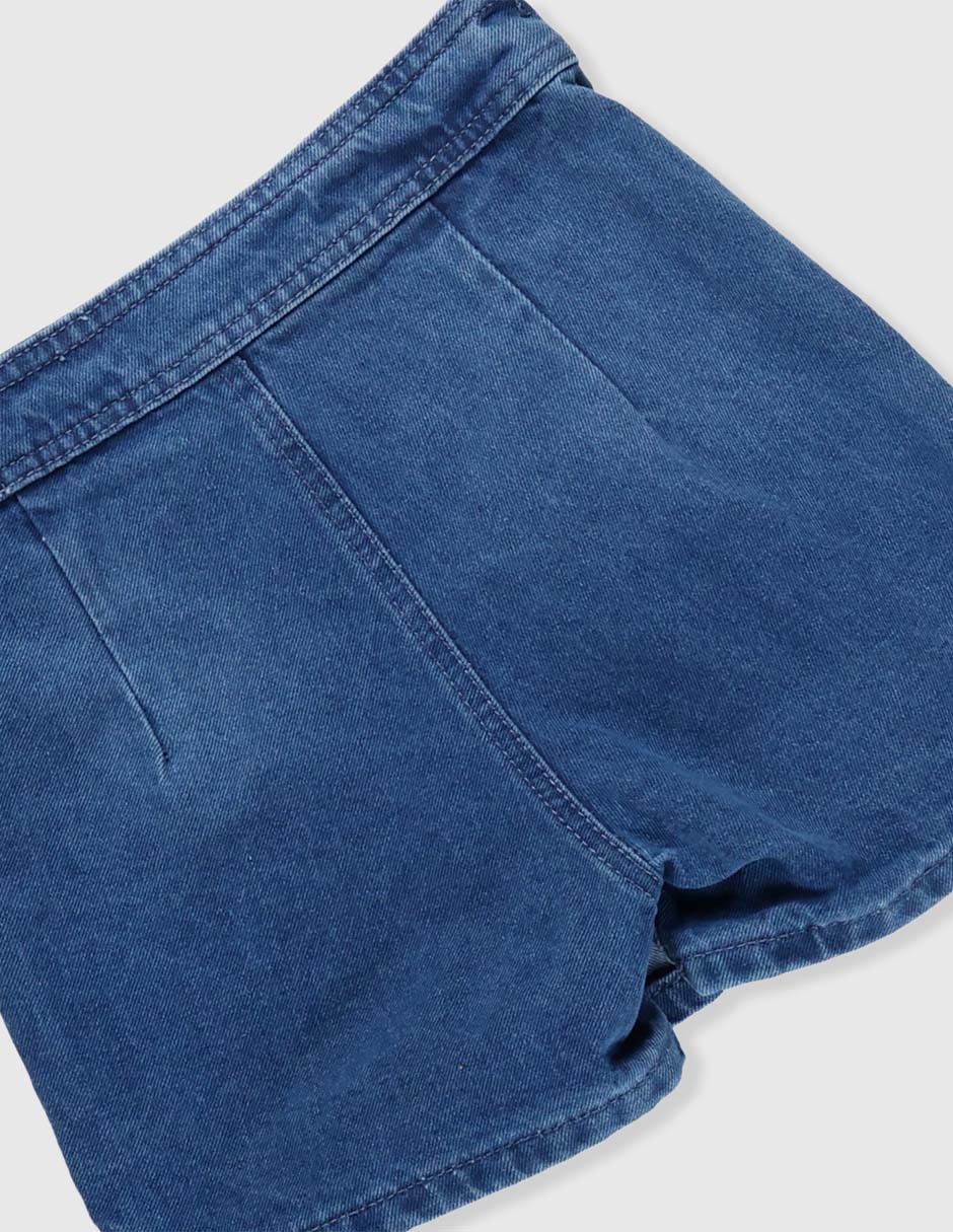 Falda short piquenique para niña