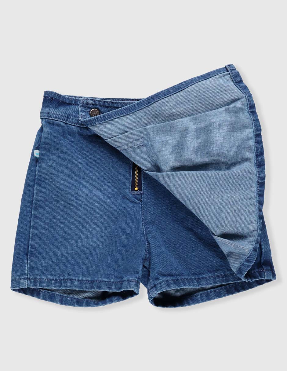 Falda short piquenique para niña