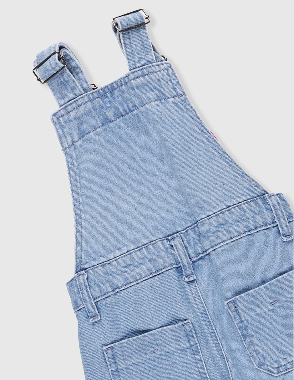 Overol pantalón primvera de mezclilla para niña 4