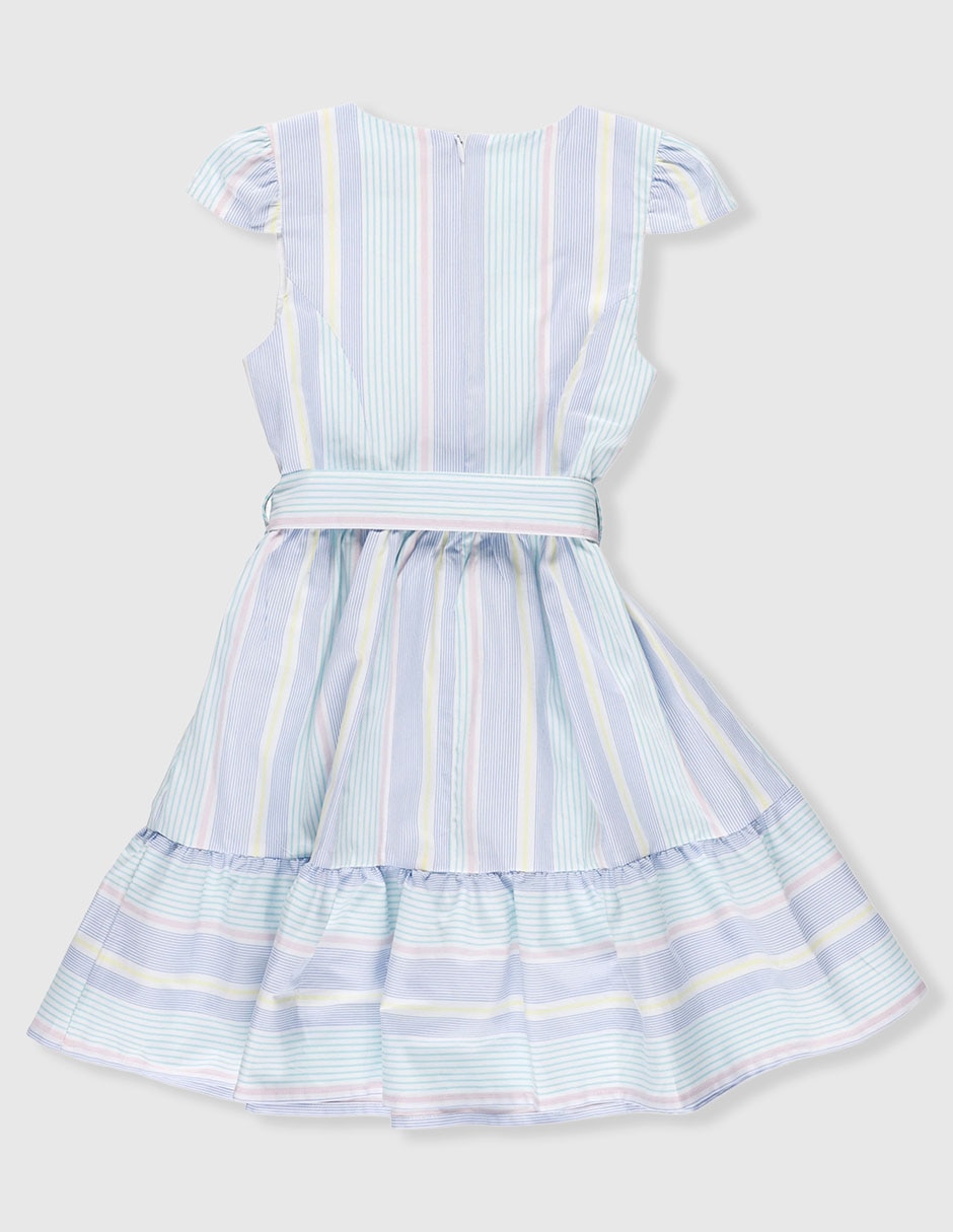 Vestido Ferrioni manga cap para niña