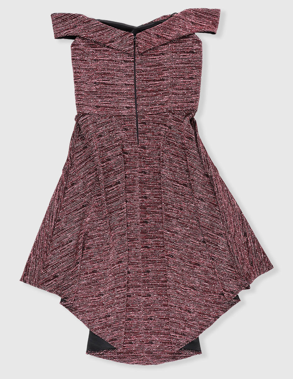 Vestido hombros descubiertos para niña