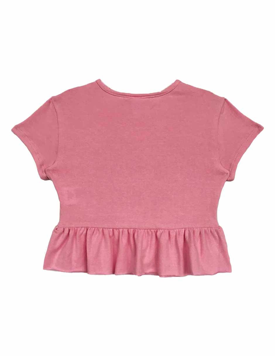 Playera Bluey manga corta para niña