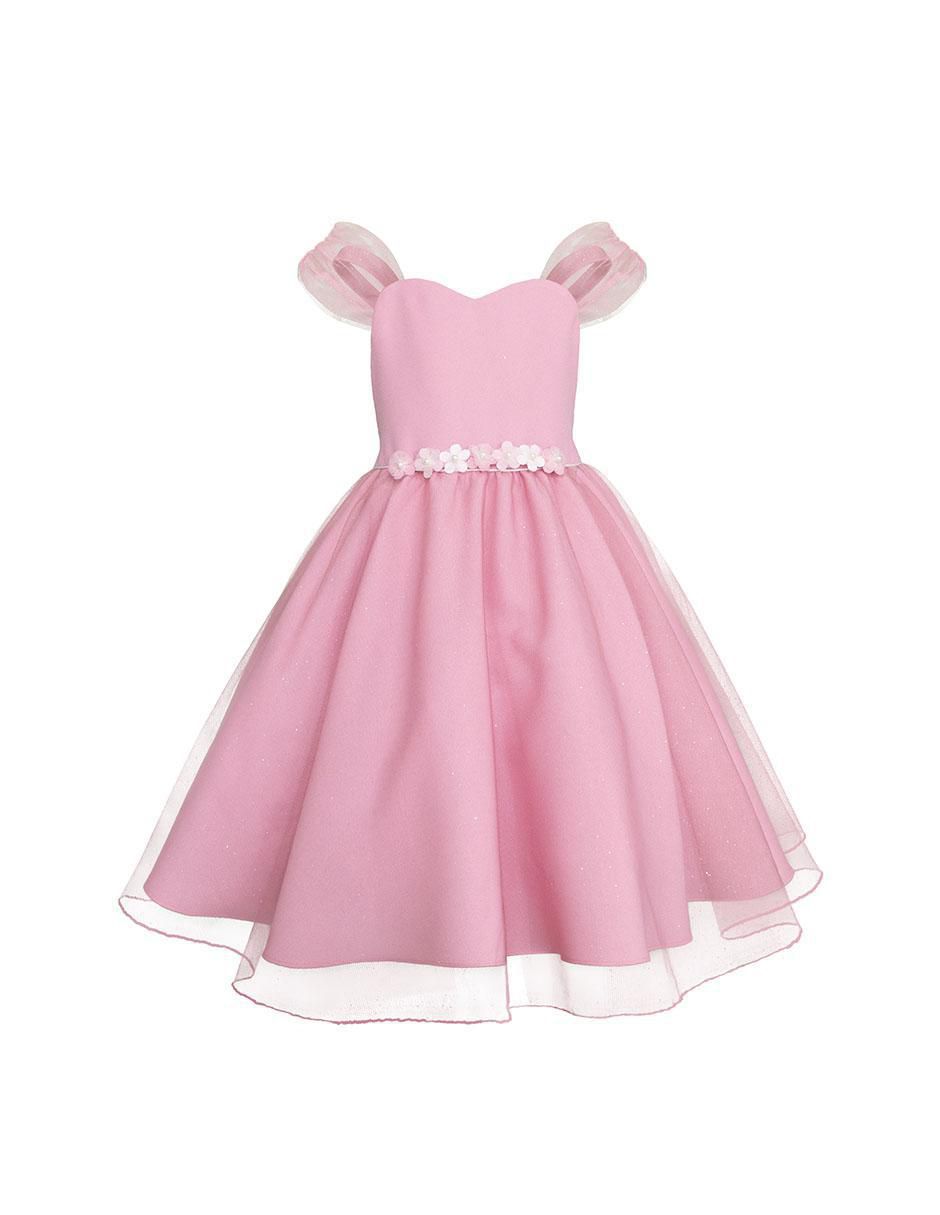 Vestido Gerat de fiesta manga cap para niña