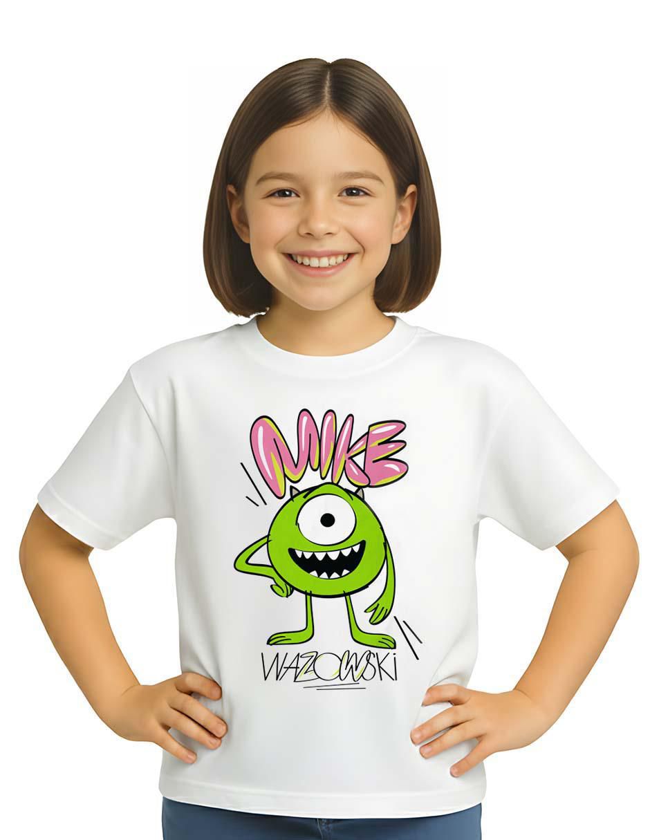 Playera Monsters Inc manga corta para niña Playera Monsters Inc manga corta para niña