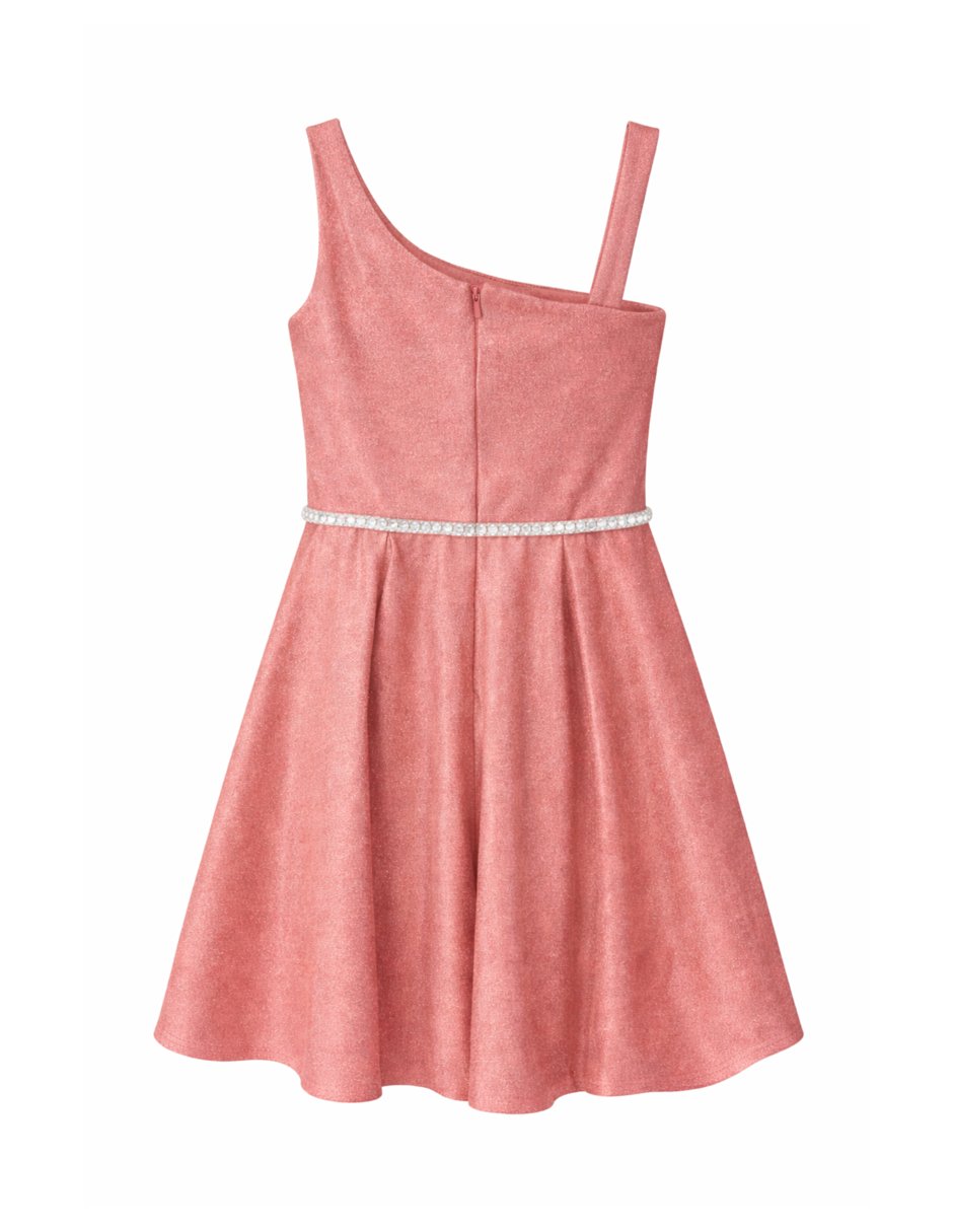 Vestido pink & violet sin manga para niÐa
