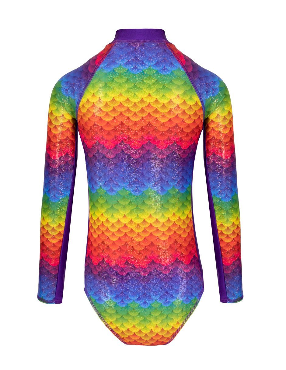 Traje de baño completo mermaids para niña 3