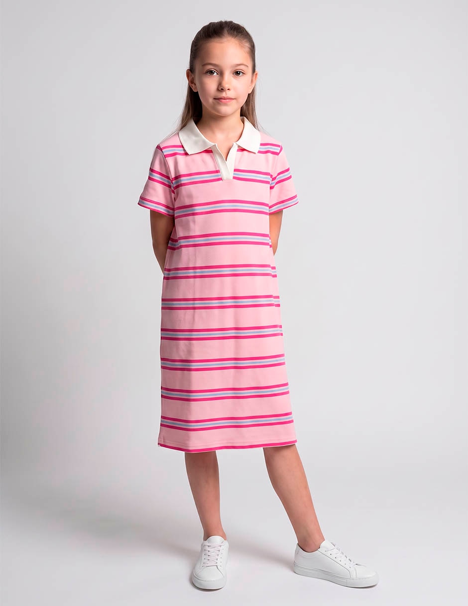 Vestido manga corta para niña Vestido manga corta para niña