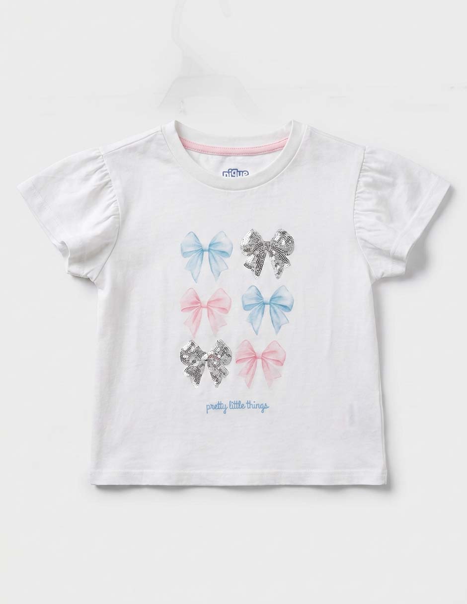 Playera manga corta para niña 2