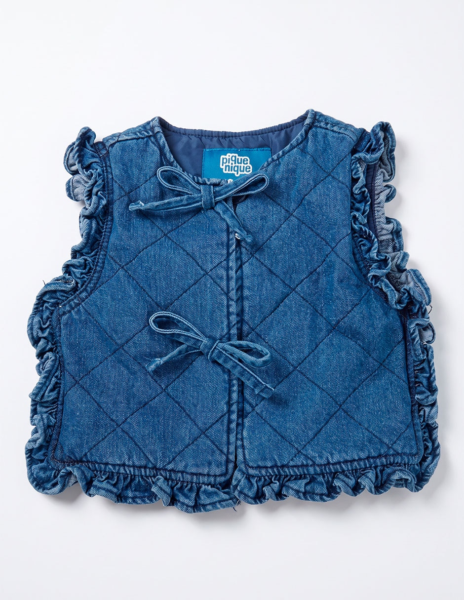 Chaleco con amarre para bebé niña 3