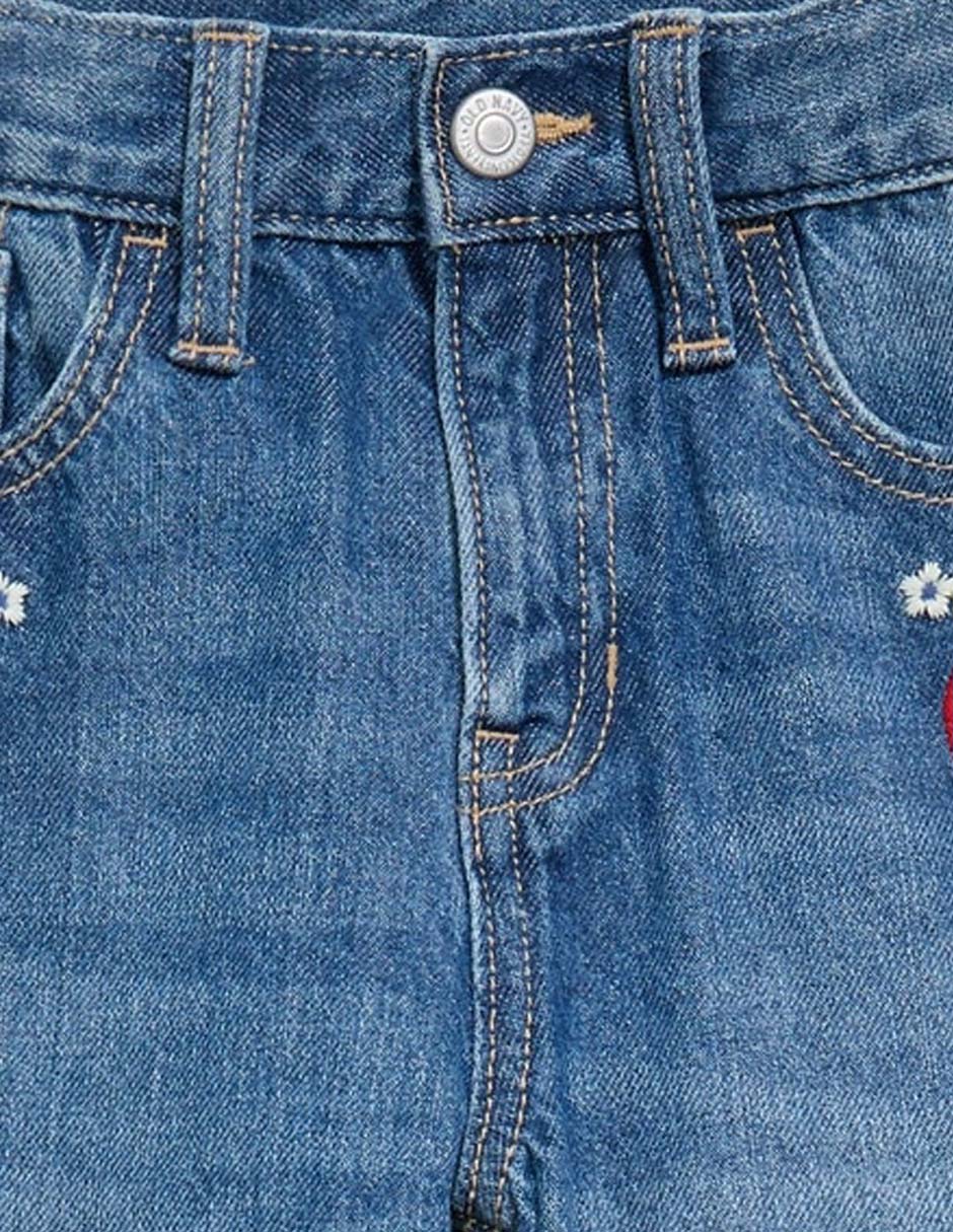 Jeans campana lavado para niña 3