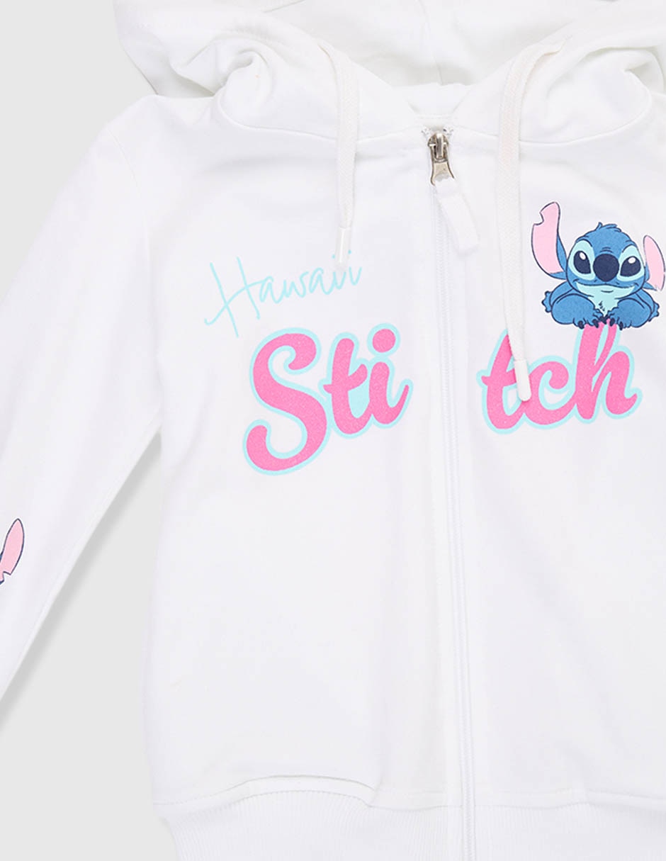 Set chamarra disney stitch para niña