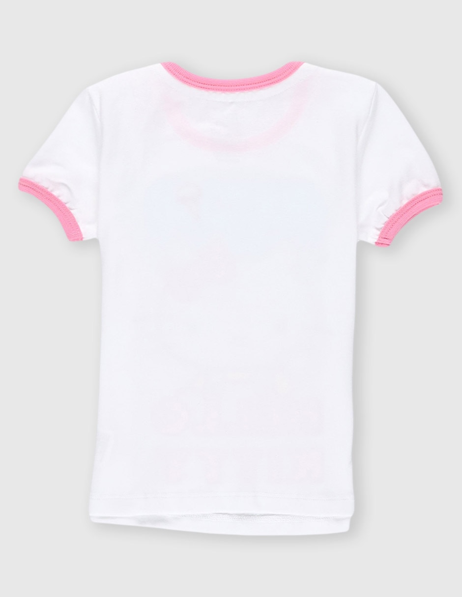 Playera Hello Kitty Hello Kitty manga corta para niña