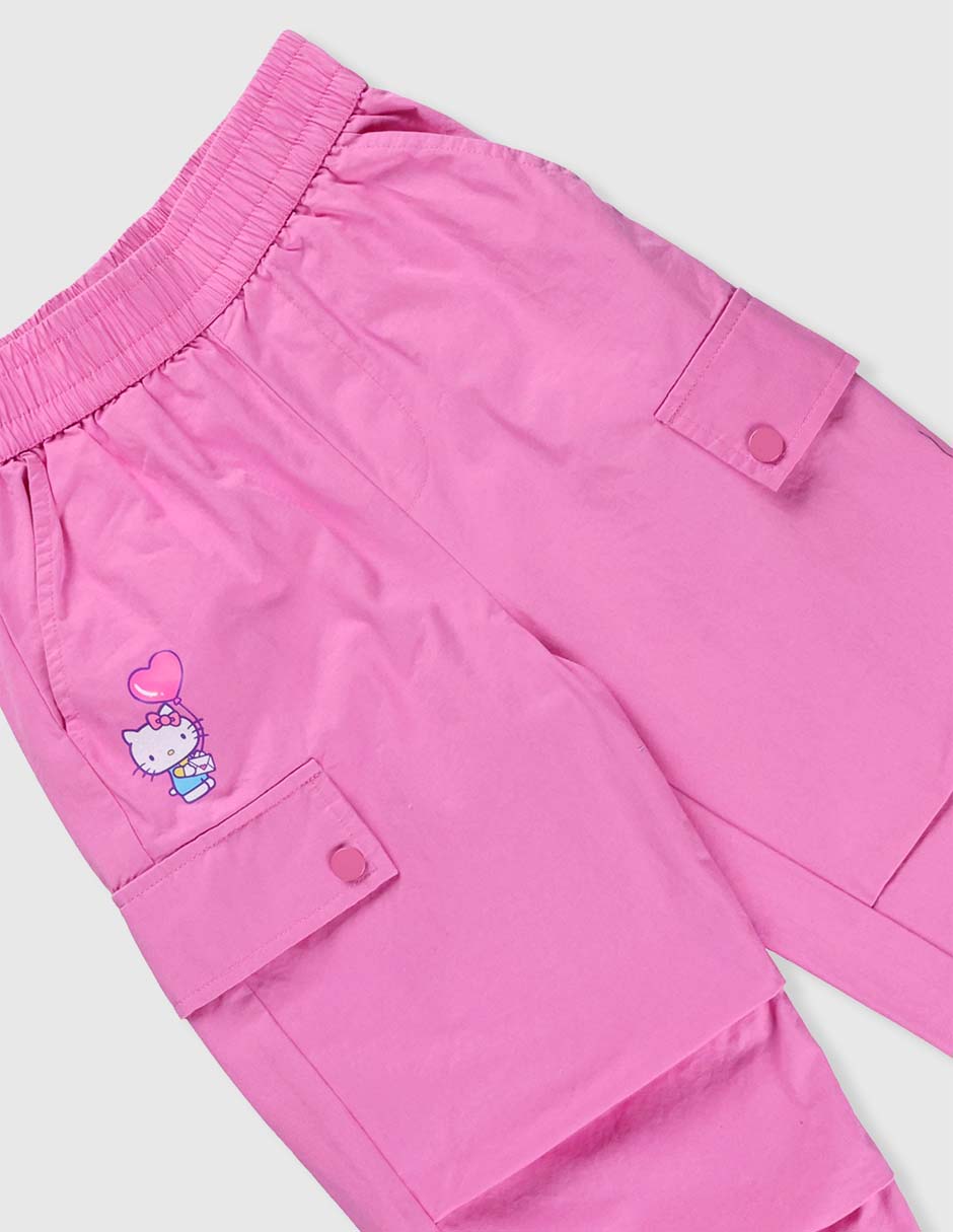 Jeans jogger straight Hello Kitty para niña