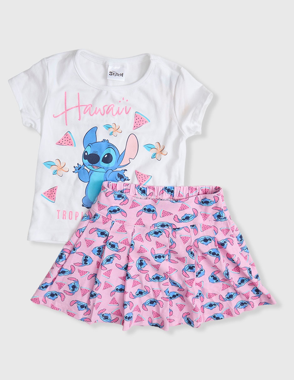 Conjunto casual disney disney de algodón infantil niña