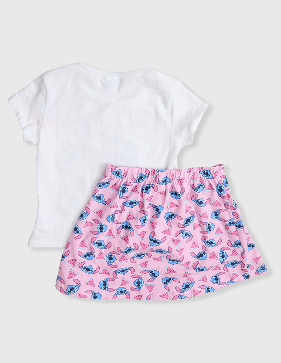Conjunto casual disney disney de algodón infantil niña