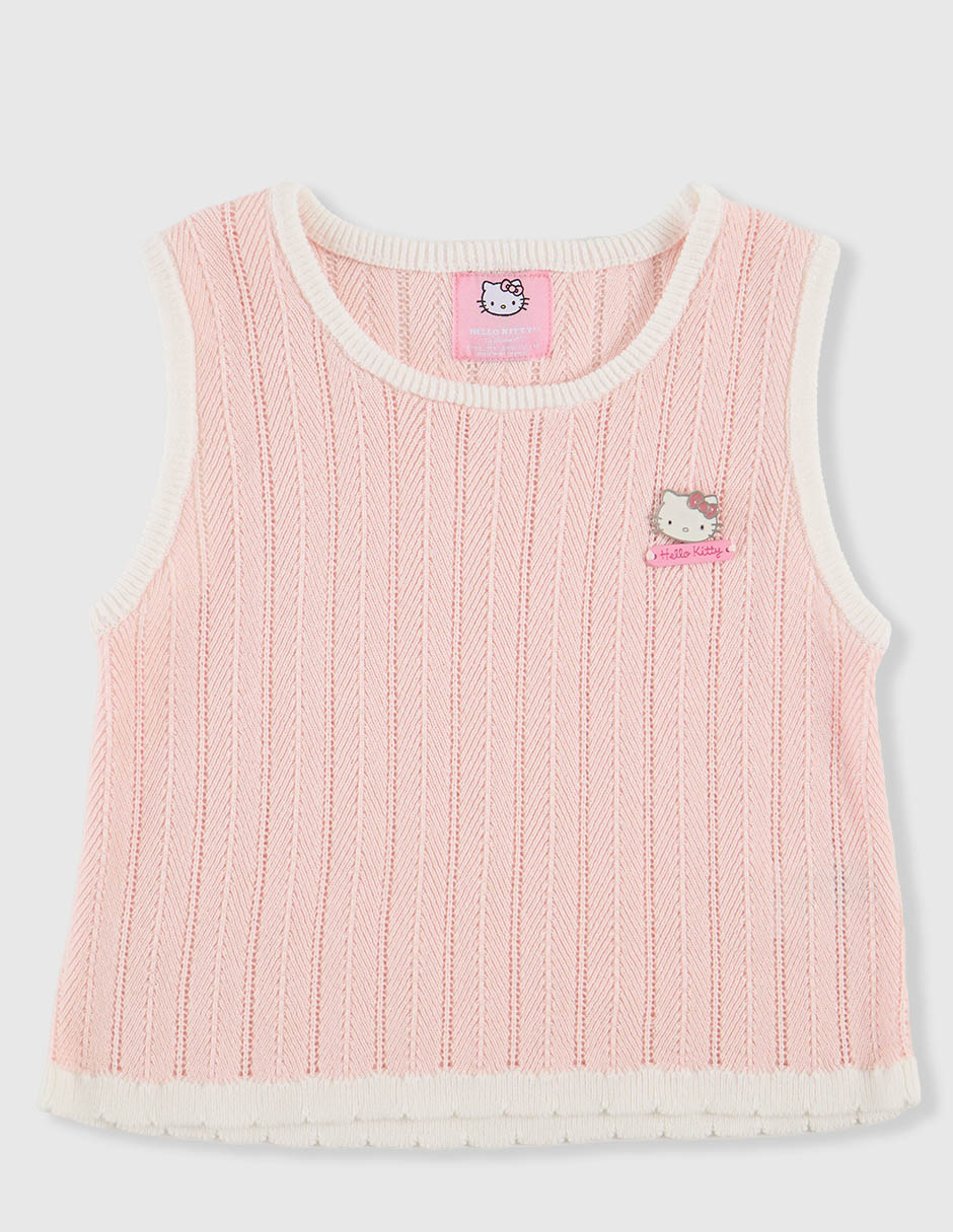 Conjunto casual hello kitty de algodón infantil niña