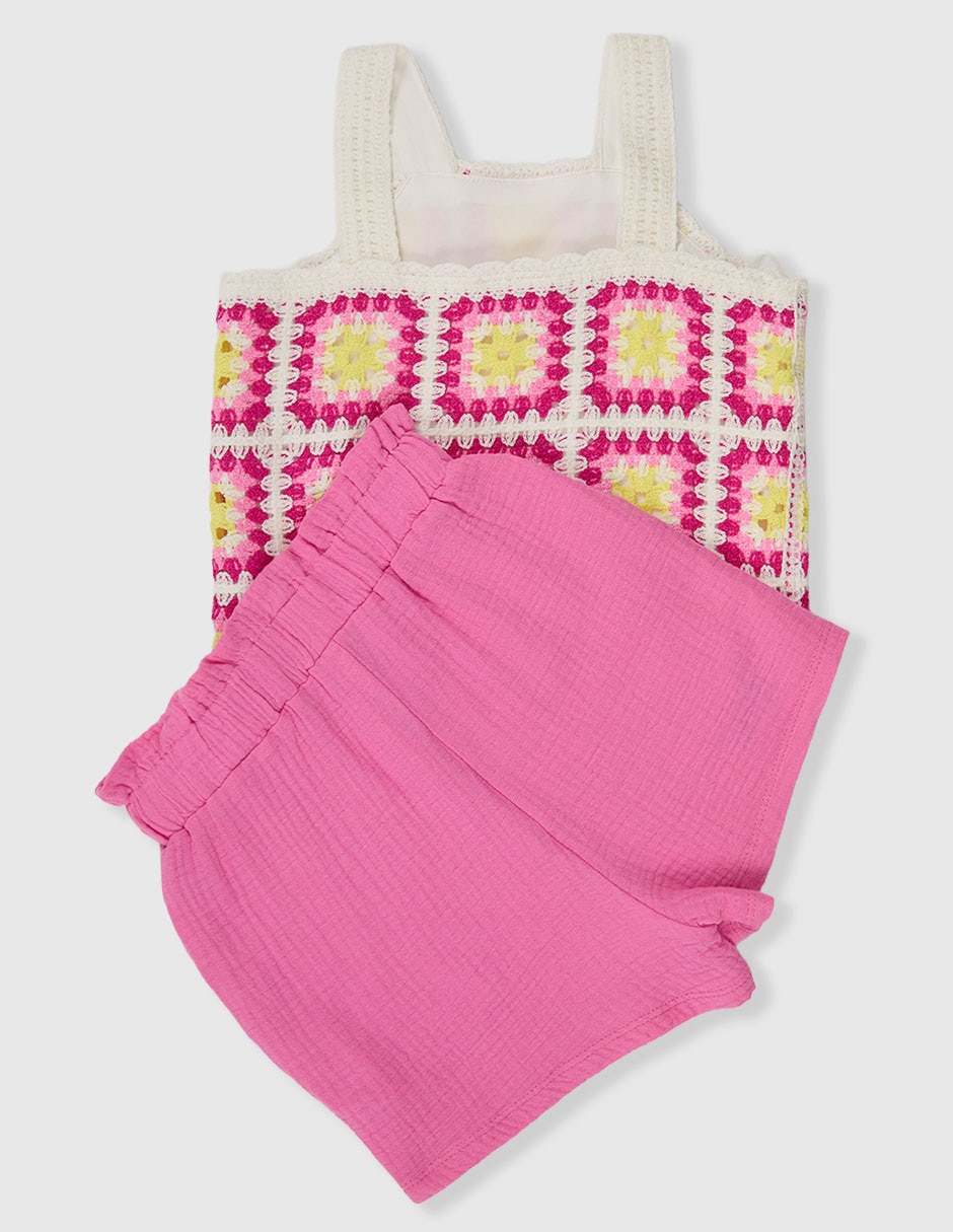 Conjunto de algodón para Niña 4