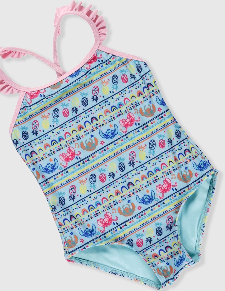 Traje de baño completo Disney Stitch para niña