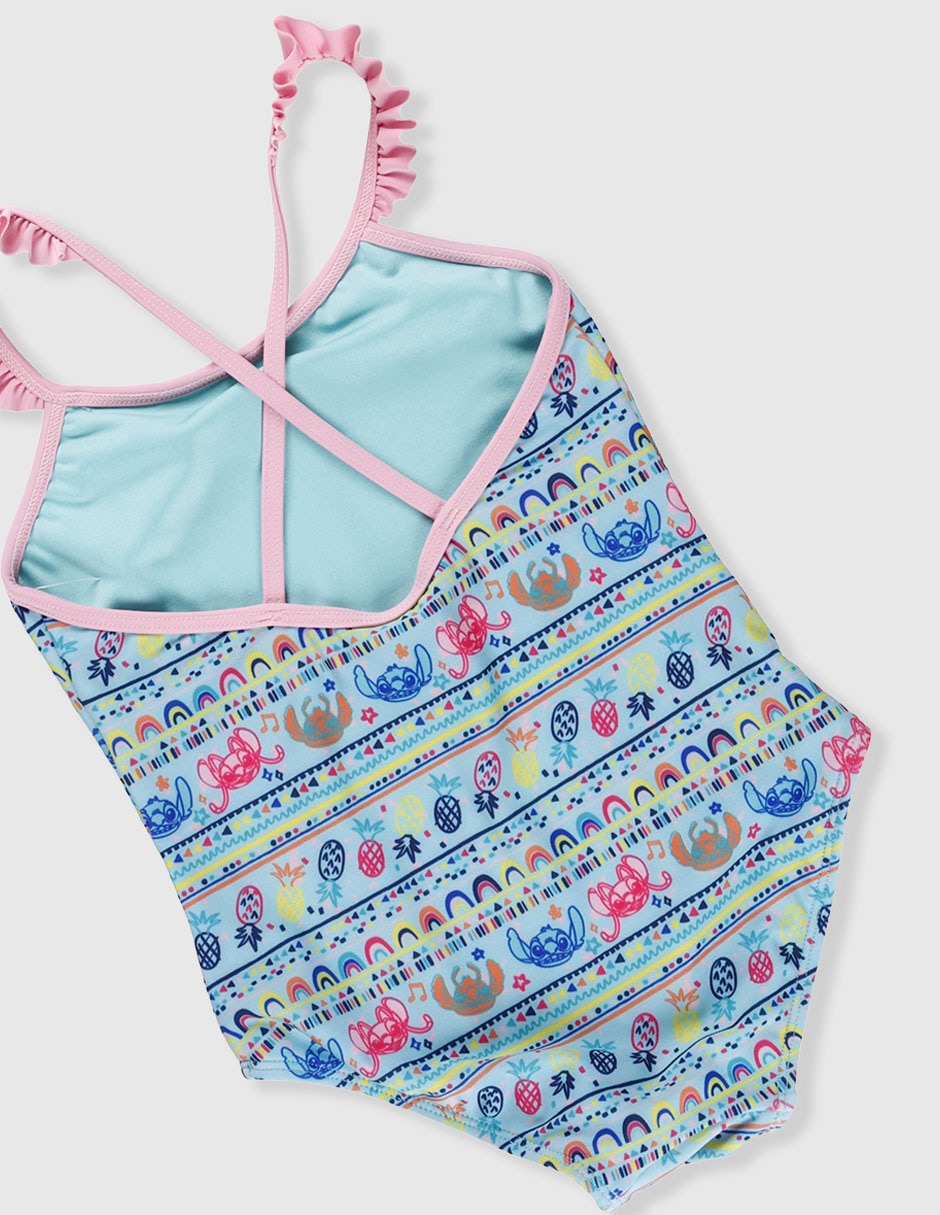 Traje de baño completo Disney Stitch para niña