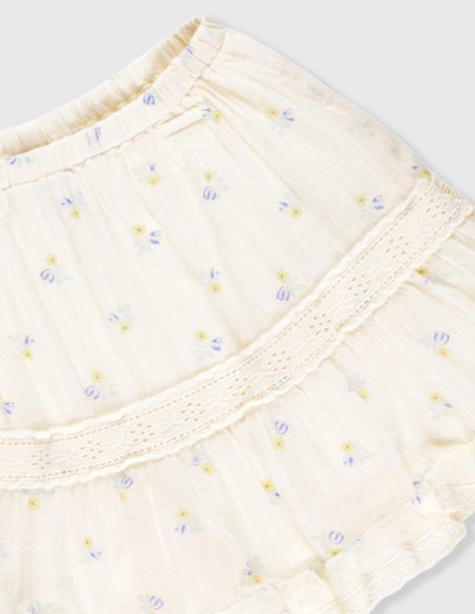 Falda old navy de algodón para niña