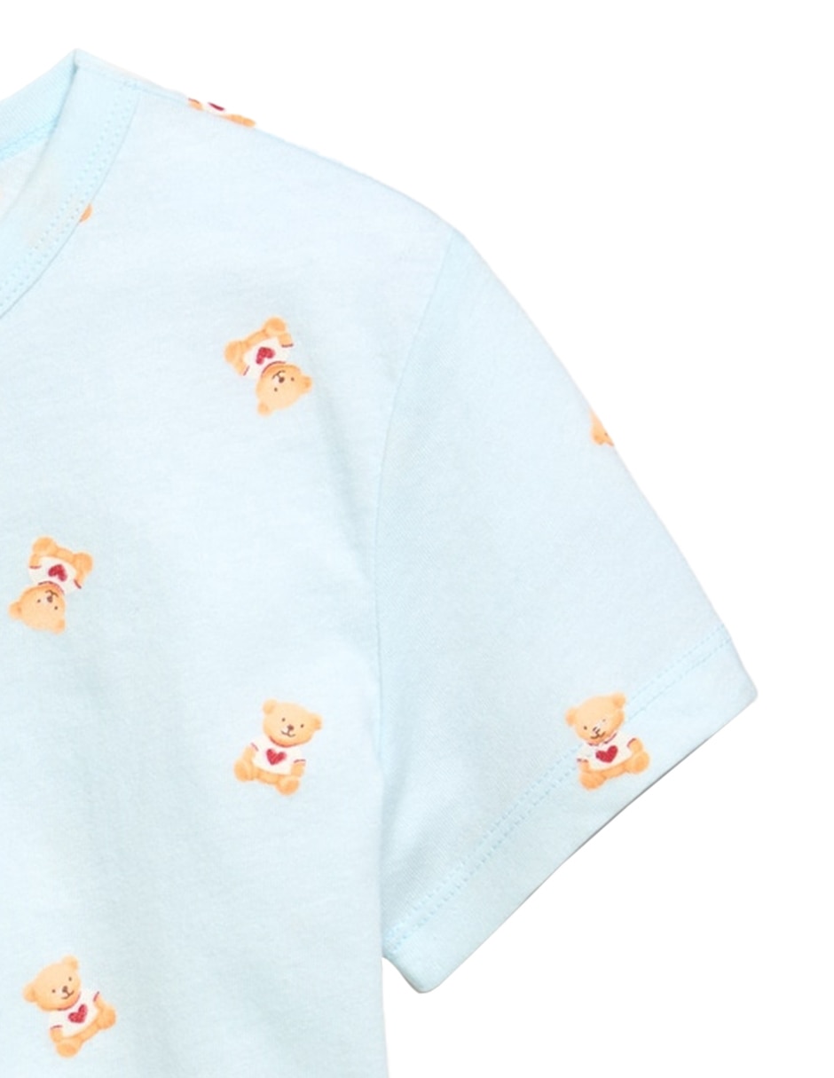 Playera old navy manga corta para niña