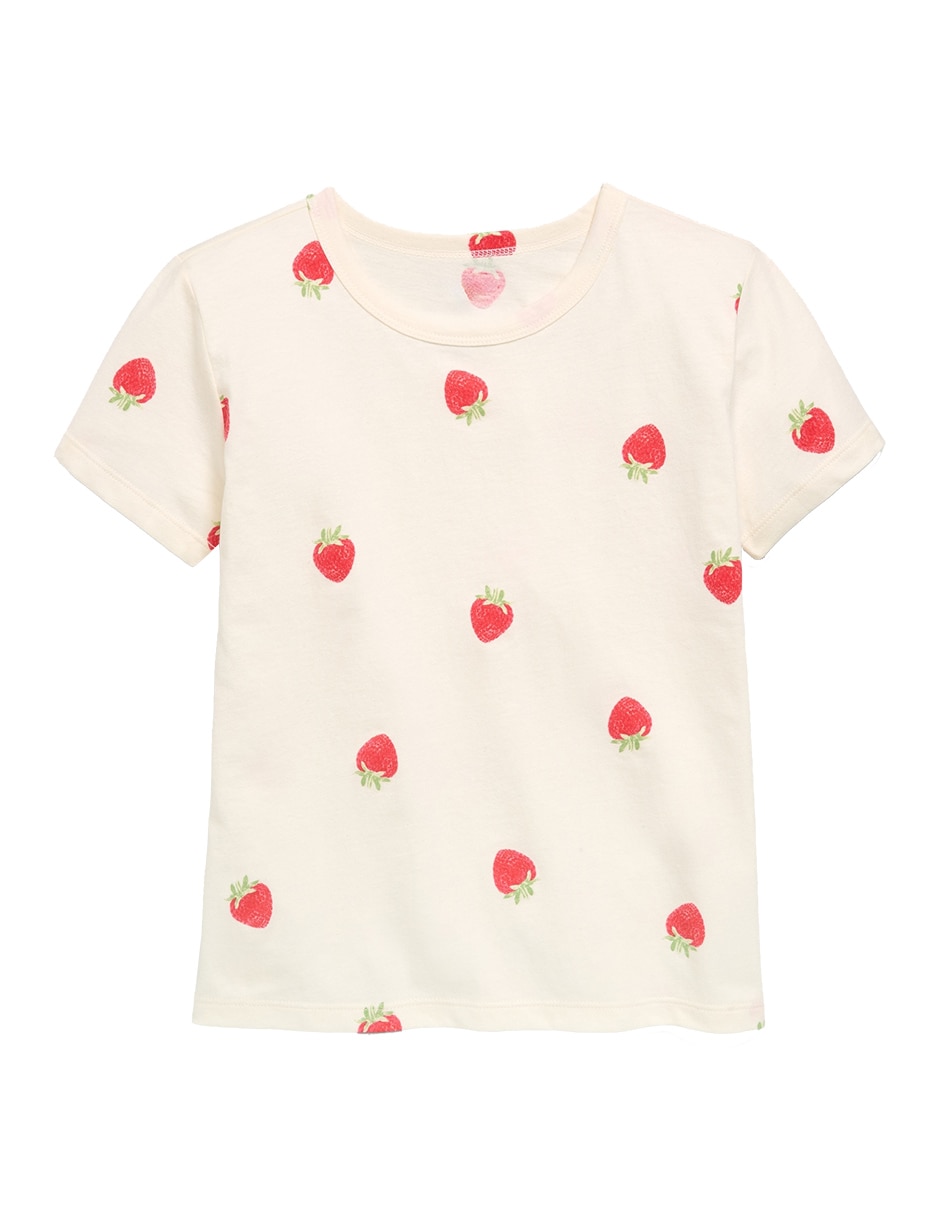 Playera manga corta para niña Playera manga corta para niña