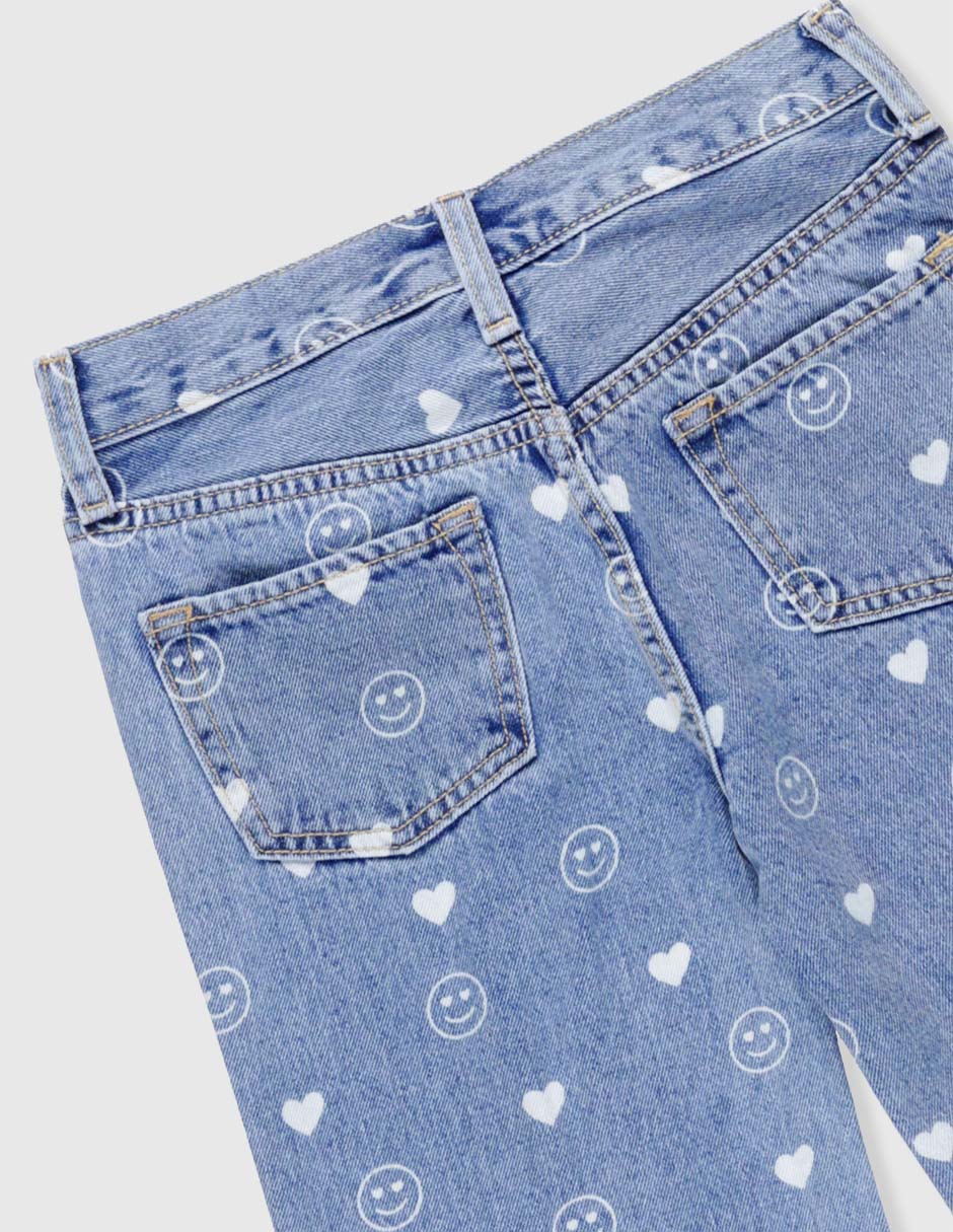 Jeans straight para niña 4