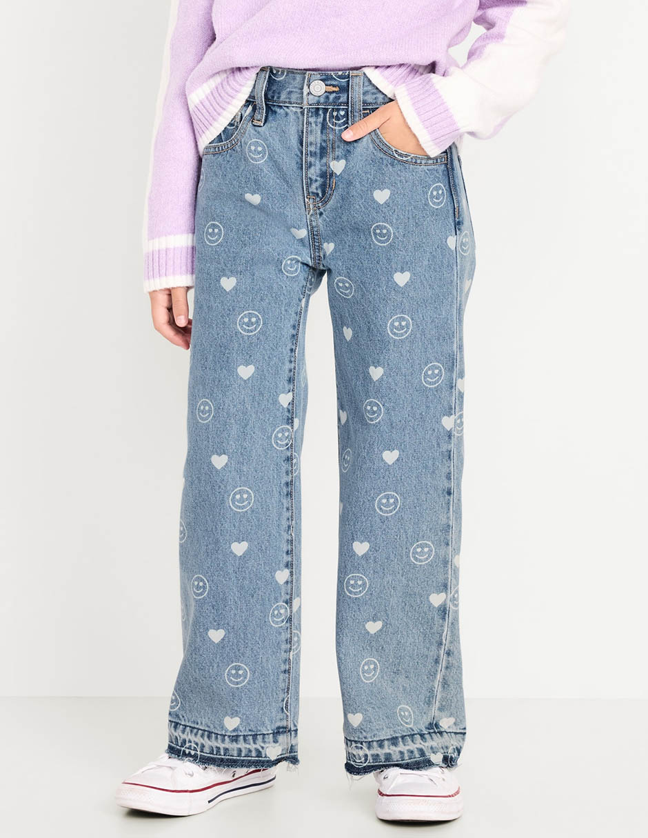 Jeans straight para niña Jeans straight para niña