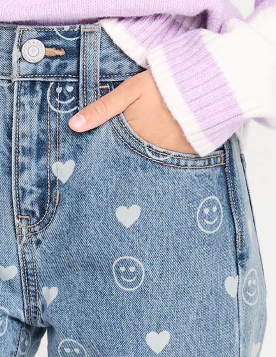 Jeans straight para niña 5