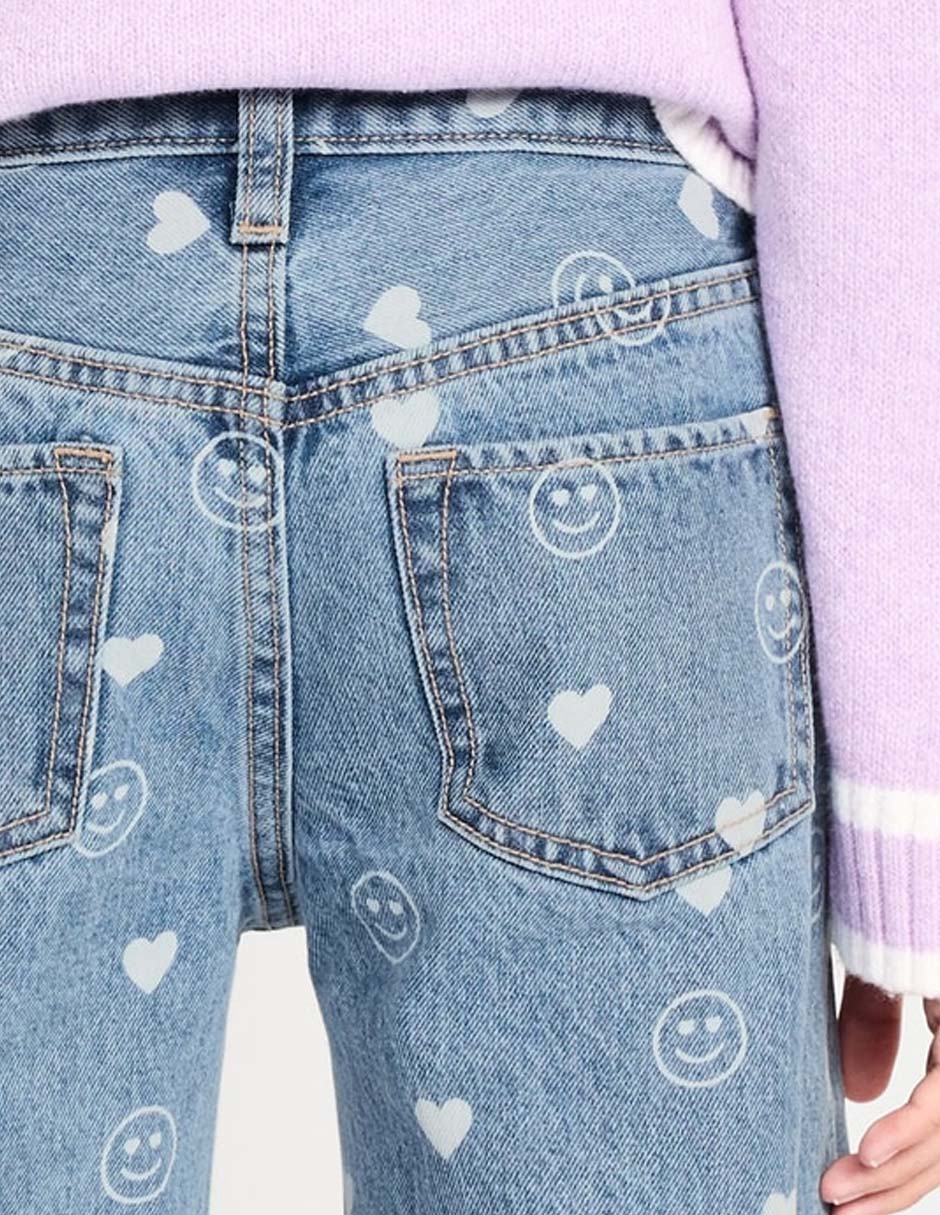 Jeans straight para niña 6