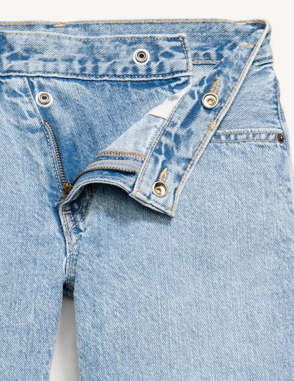 Jeans relaxed baggy lavado claro para niña 2