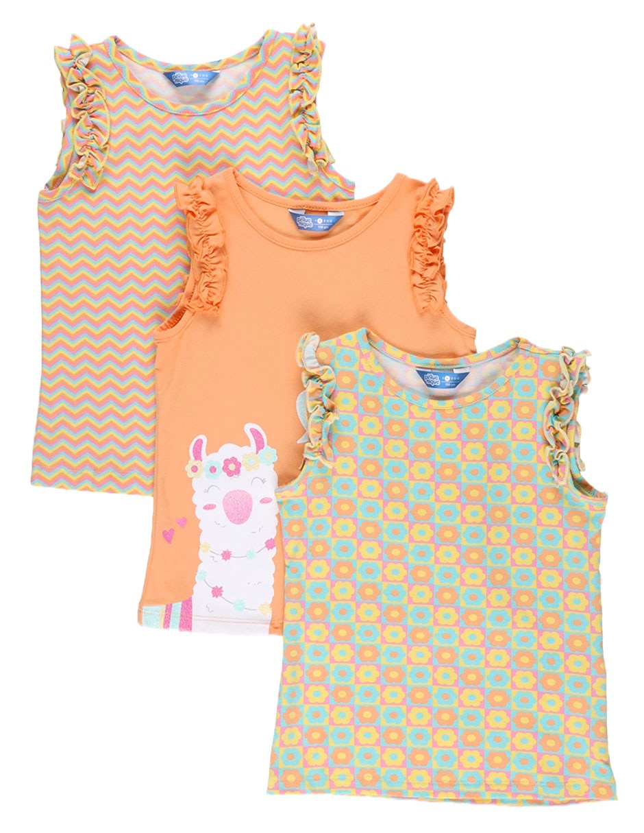 Set de blusa Piquenique para niña